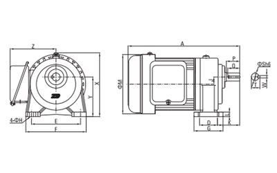 100W/200W Small AC Gear Motor