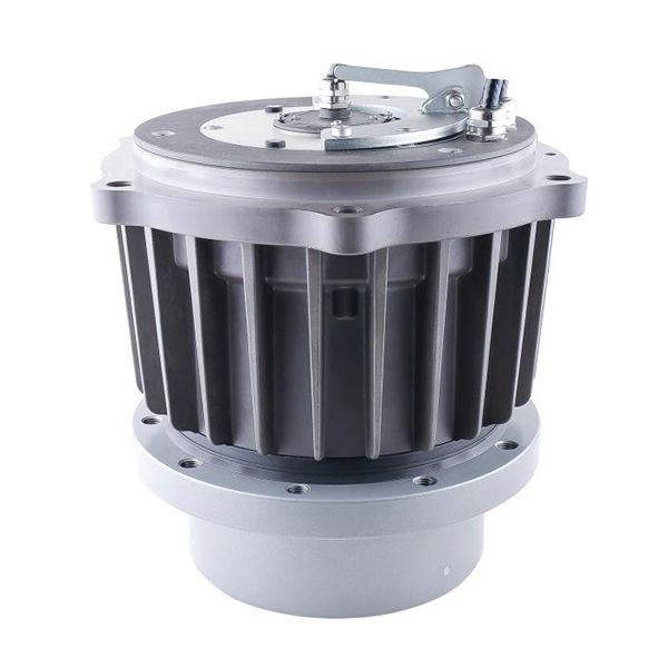 Lawnmower wheel hub motors